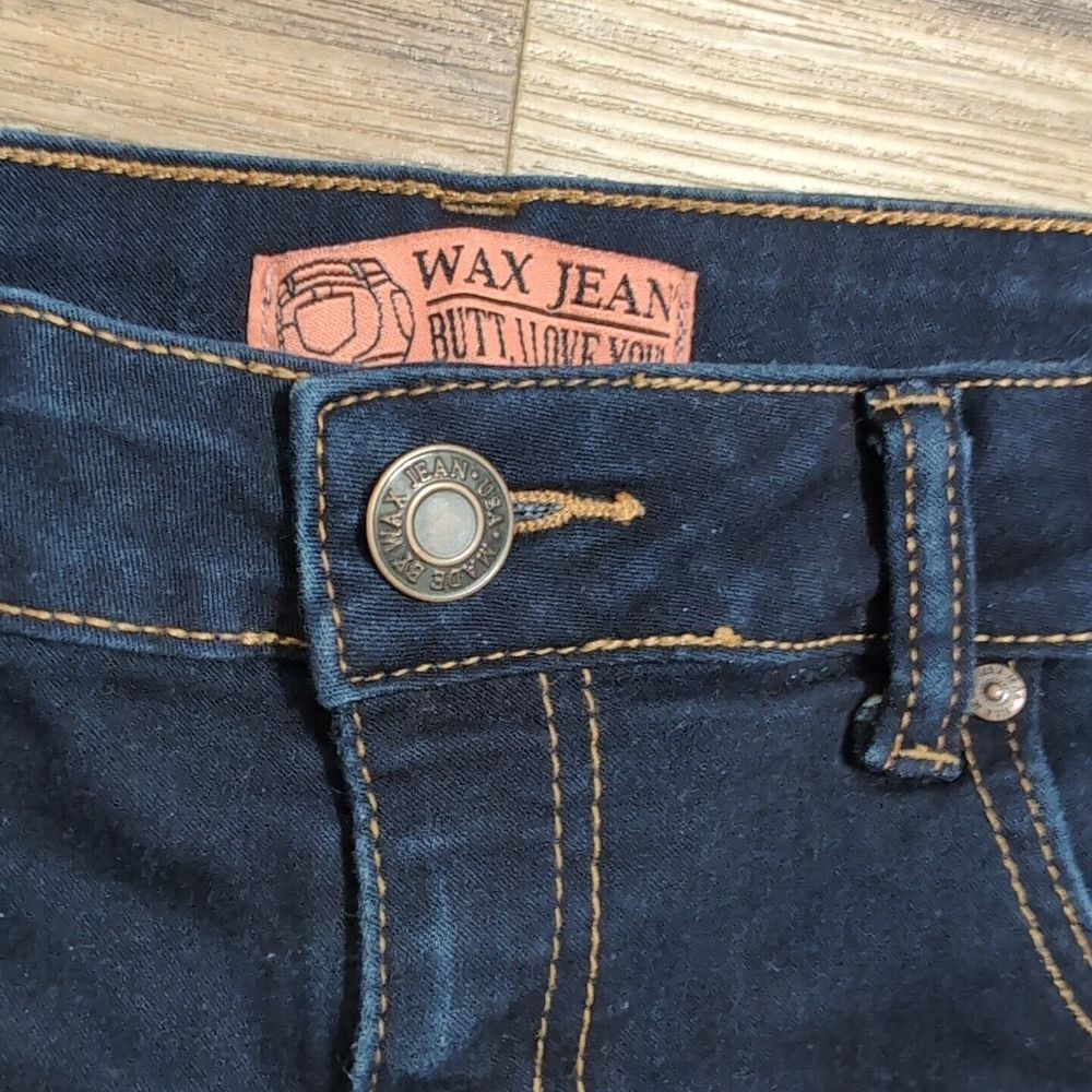 Wax Jeans (Size: Medium) Juniors Blue Denim Jeans Shorts 27w 3" 2F